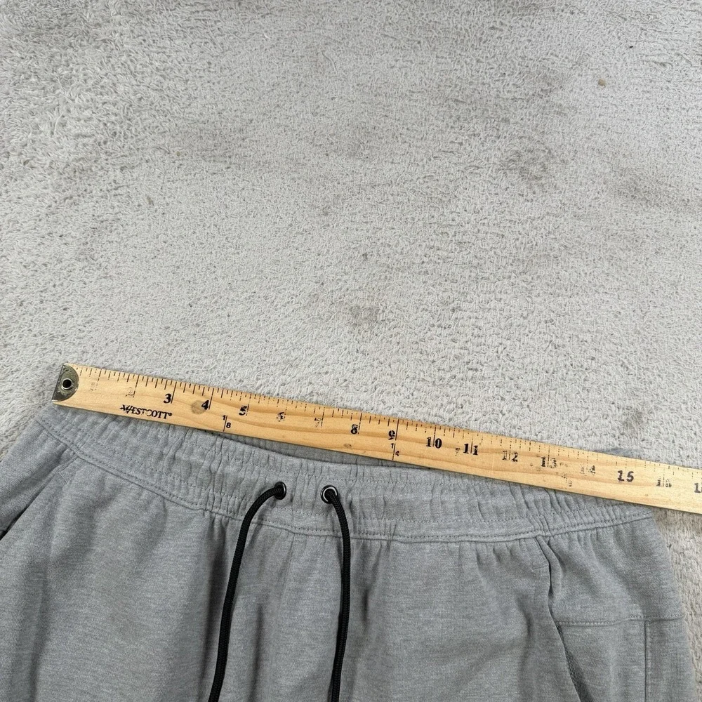 Nike Sweatpants Mens Large Grey French Terry Drawstring Gym Joggers Active